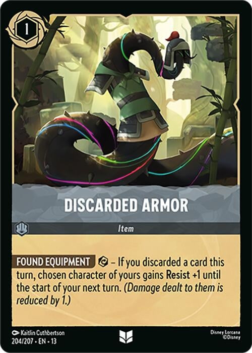 Image for Discarded Armor (204/204) [Attack of the Vine!] {13} - Disney Lorcana