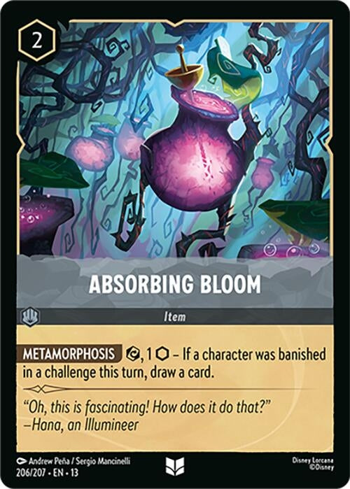 Image for Absorbing Bloom (206/204) [Attack of the Vine!] {13} - Disney Lorcana