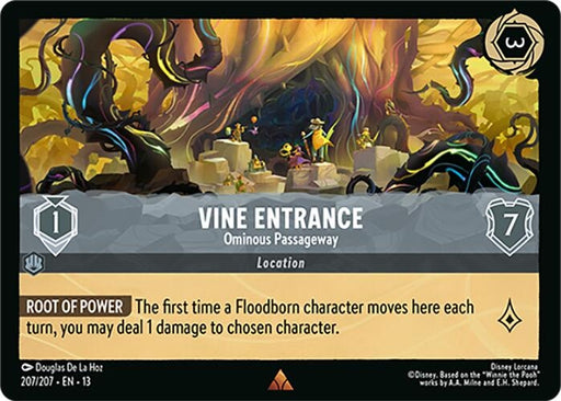 Image for Vine Entrance - Ominous Passageway (207/204) [Attack of the Vine!] {13} - Disney Lorcana