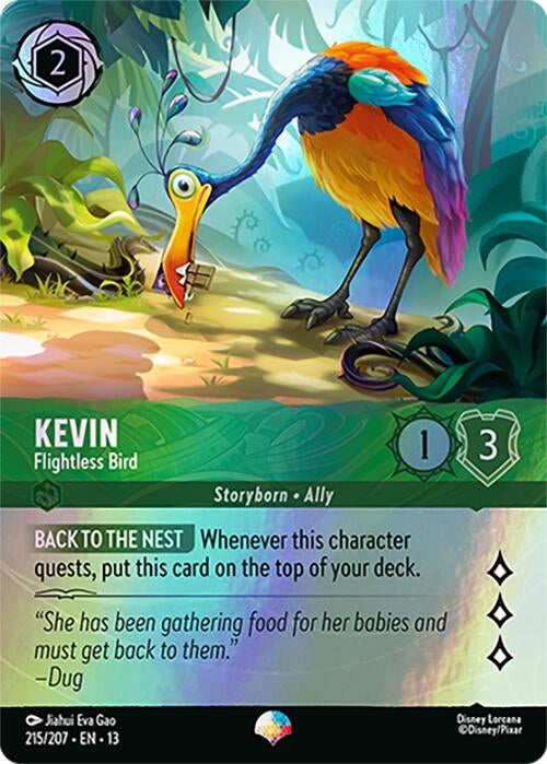 Image for Kevin - Flightless Bird (Epic) (215/204) [Attack of the Vine!] {13} - Disney Lorcana