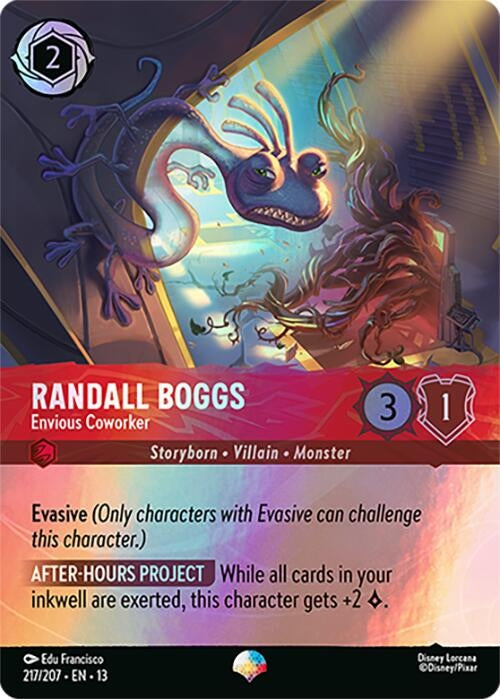 Image for Randall Boggs - Envious Coworker (Epic) (217/204) [Attack of the Vine!] {13} - Disney Lorcana