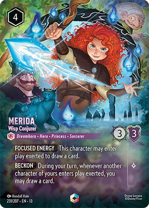 Image for Merida - Wisp Conjurer (Enchanted) (231/204) [Attack of the Vine!] {13} - Disney Lorcana