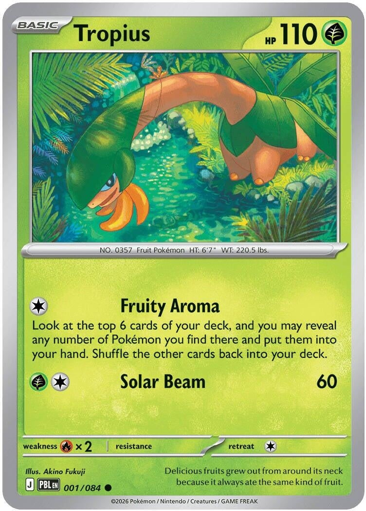 Image for Tropius (001/084) [ME05: Pitch Black] {ME05} - Pokemon