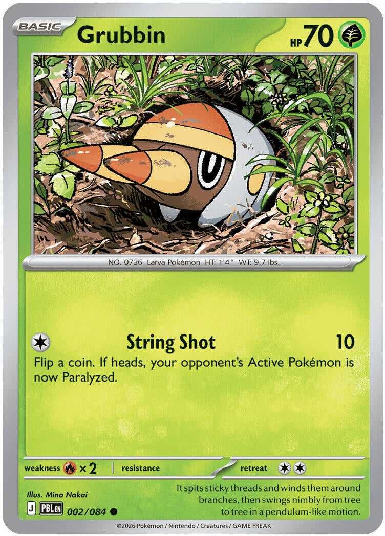 Image for Grubbin (002/084) [ME05: Pitch Black] {ME05} - Pokemon