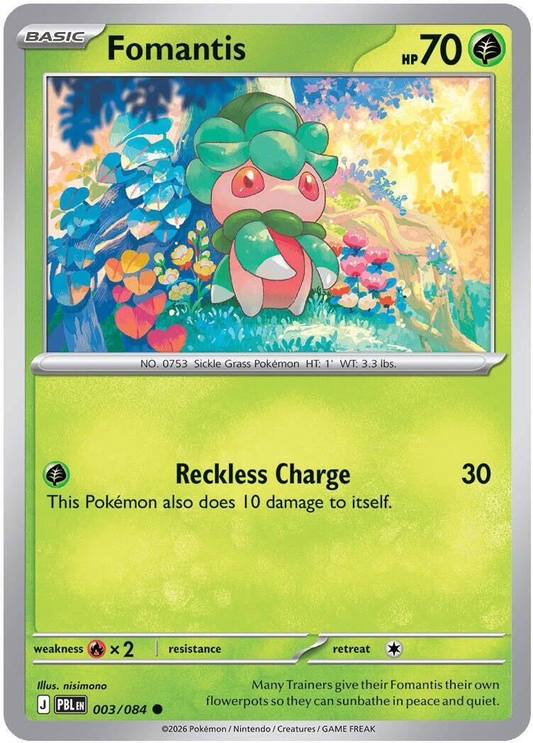 Image for Fomantis (003/084) [ME05: Pitch Black] {ME05} - Pokemon