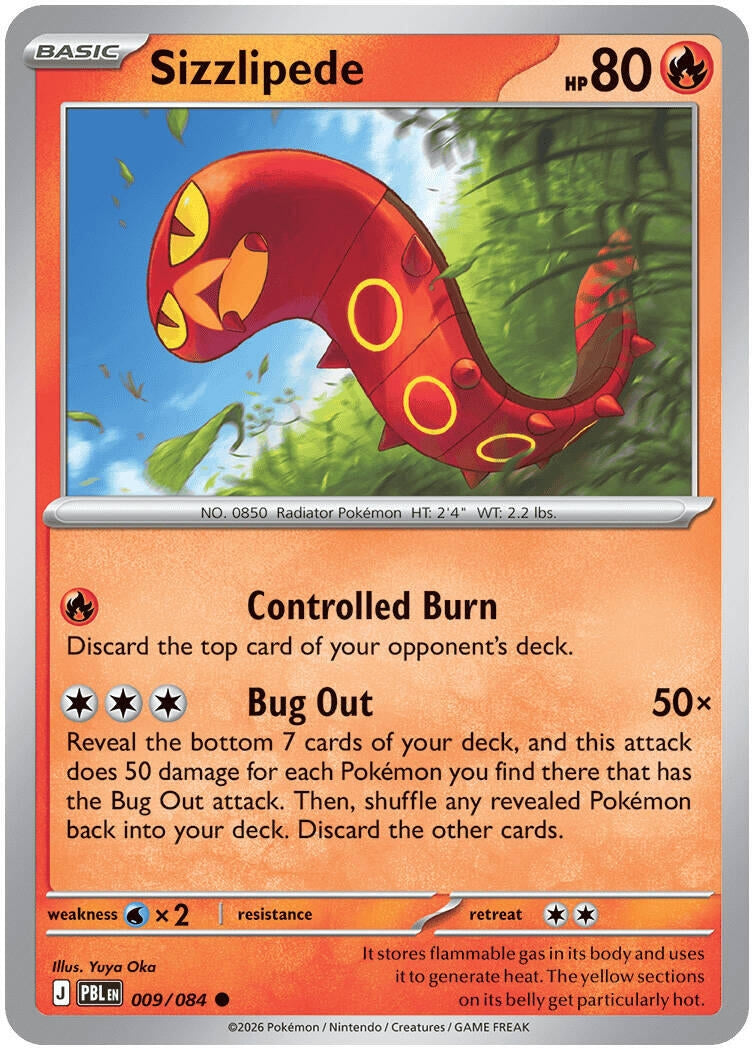 Image for Sizzlipede (009/084) [ME05: Pitch Black] {ME05} - Pokemon