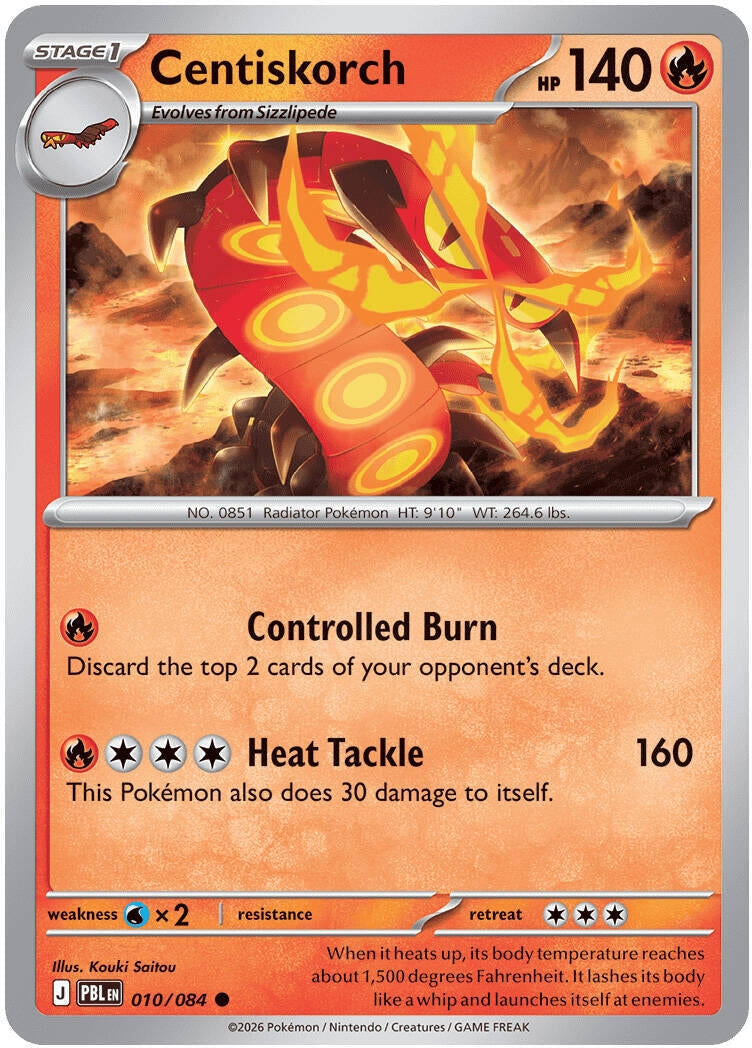 Image for Centiskorch (010/084) [ME05: Pitch Black] {ME05} - Pokemon