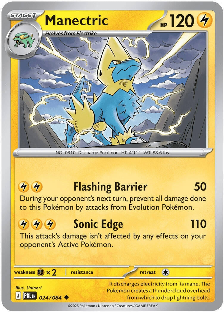 Image for Manectric (024/084) [ME05: Pitch Black] {ME05} - Pokemon