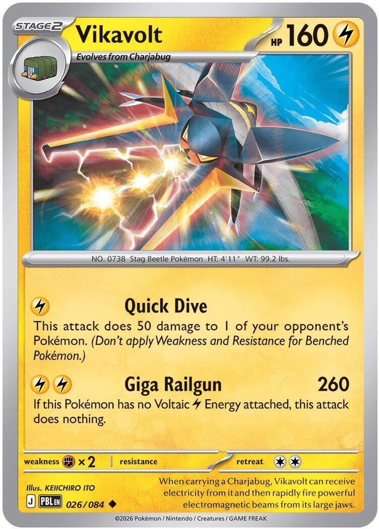 Image for Vikavolt (026/084) [ME05: Pitch Black] {ME05} - Pokemon