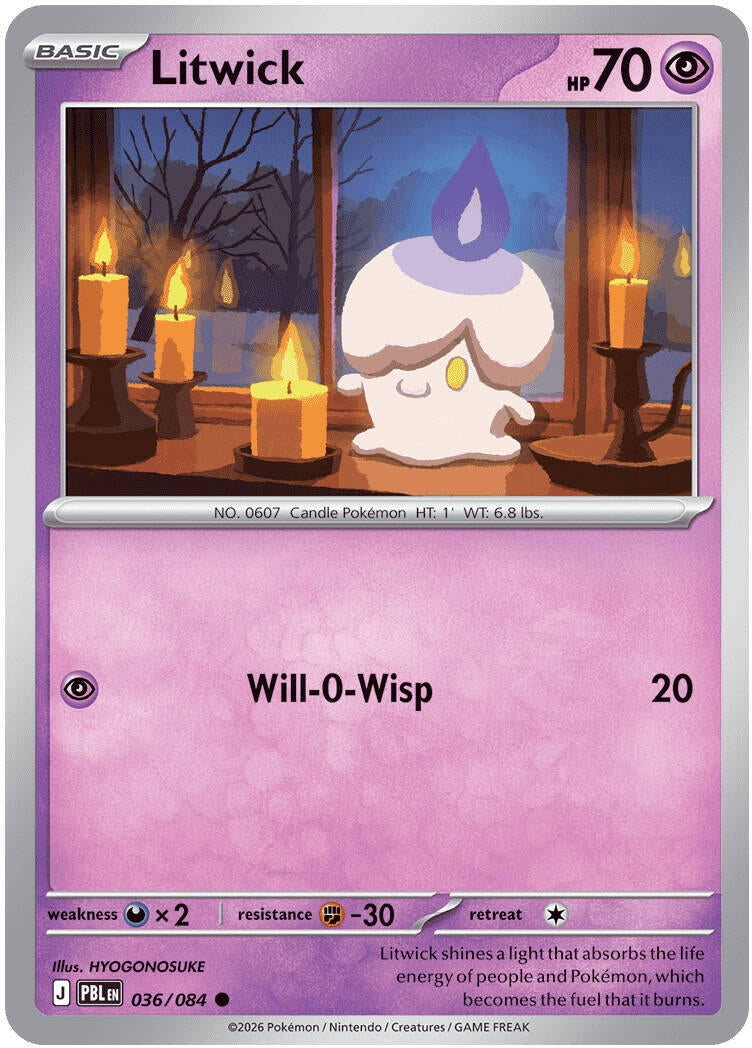 Image for Litwick (036/084) [ME05: Pitch Black] {ME05} - Pokemon