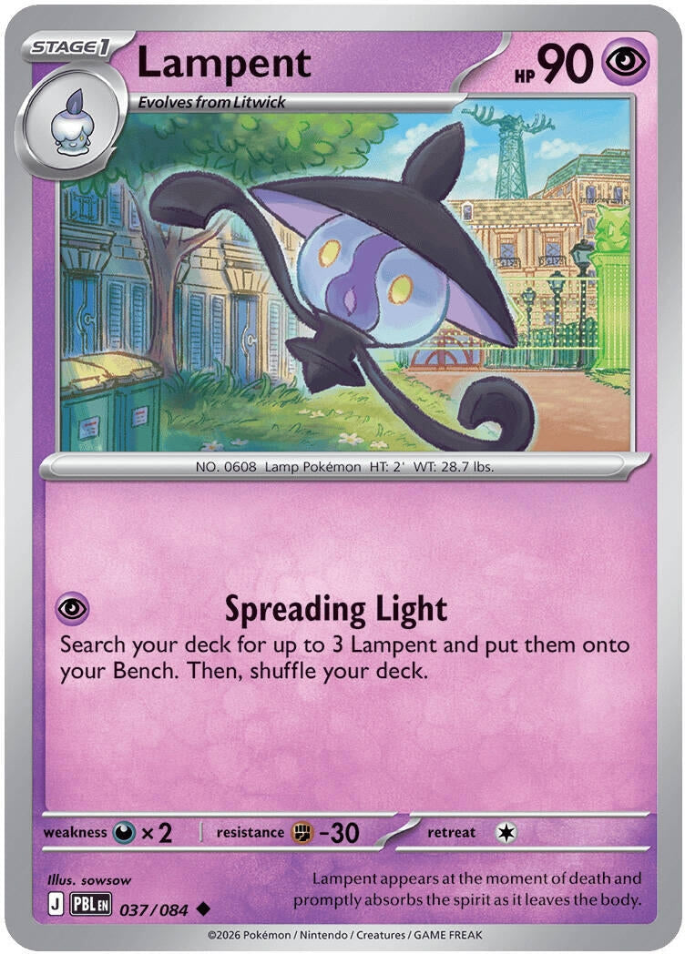 Image for Lampent (037/084) [ME05: Pitch Black] {ME05} - Pokemon