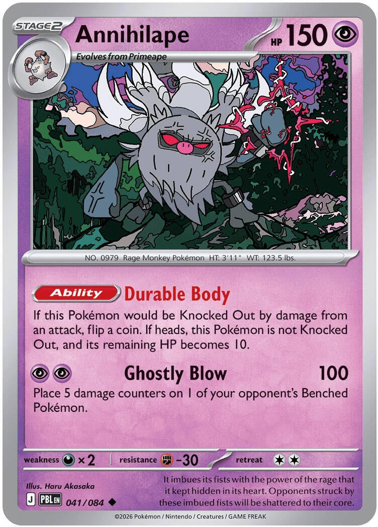 Image for Annihilape (041/084) [ME05: Pitch Black] {ME05} - Pokemon