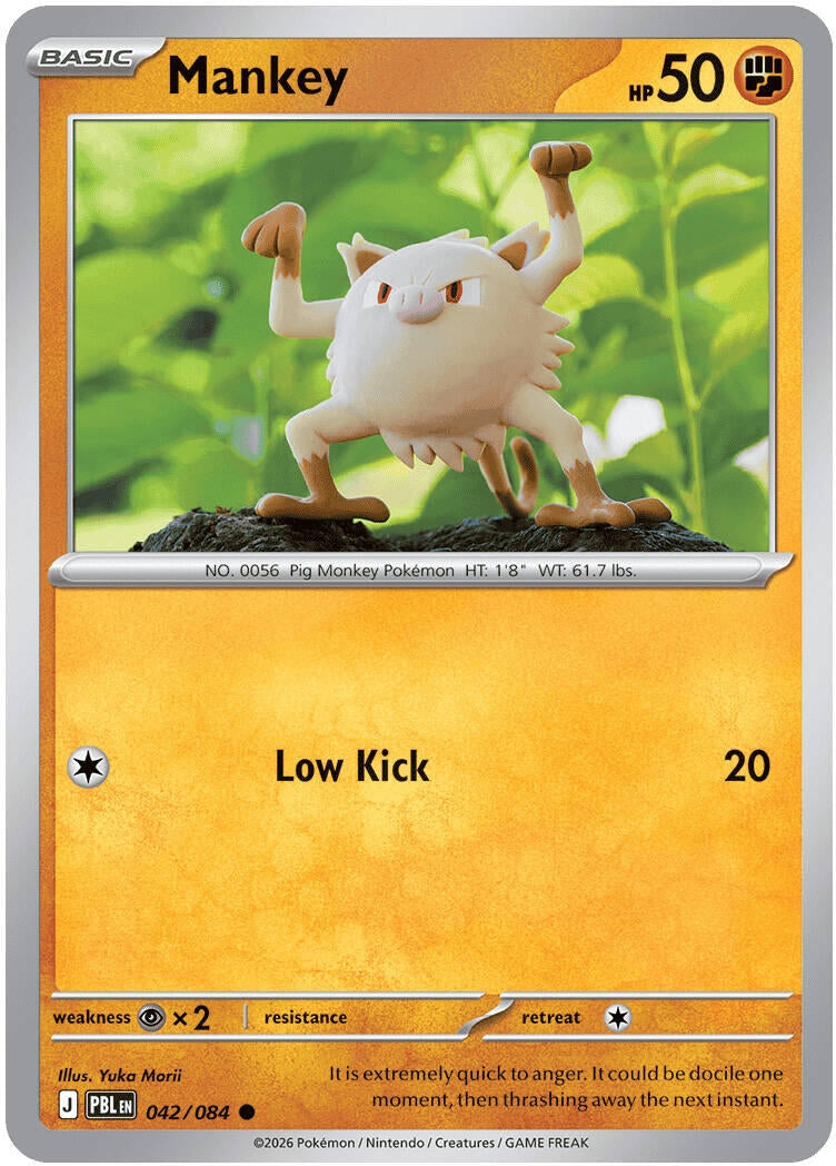 Image for Mankey (042/084) [ME05: Pitch Black] {ME05} - Pokemon