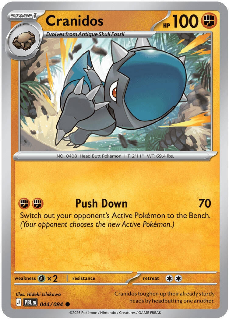 Image for Cranidos (044/084) [ME05: Pitch Black] {ME05} - Pokemon