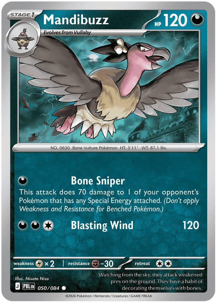 Image for Mandibuzz (050/084) [ME05: Pitch Black] {ME05} - Pokemon