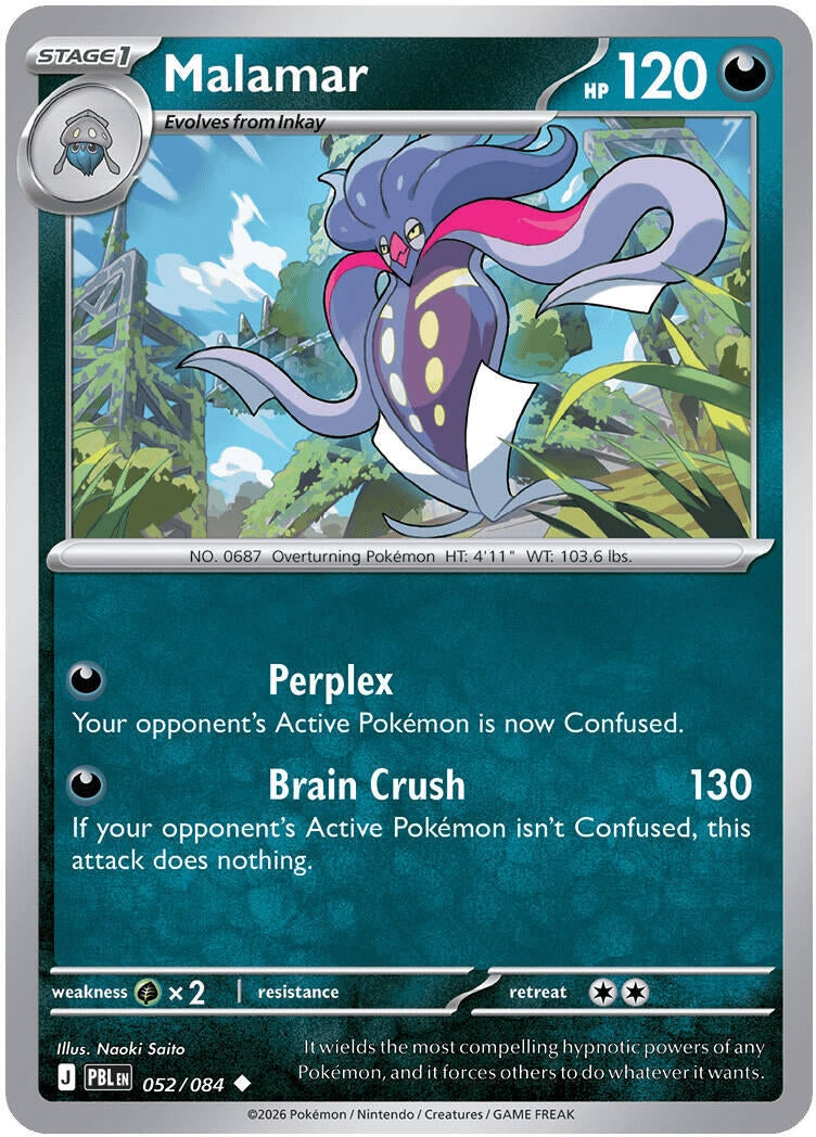 Image for Malamar (052/084) [ME05: Pitch Black] {ME05} - Pokemon