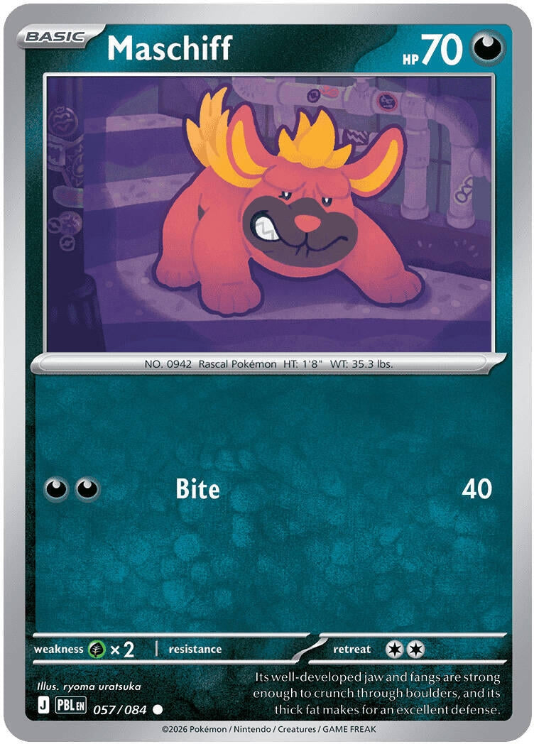 Image for Maschiff (057/084) [ME05: Pitch Black] {ME05} - Pokemon