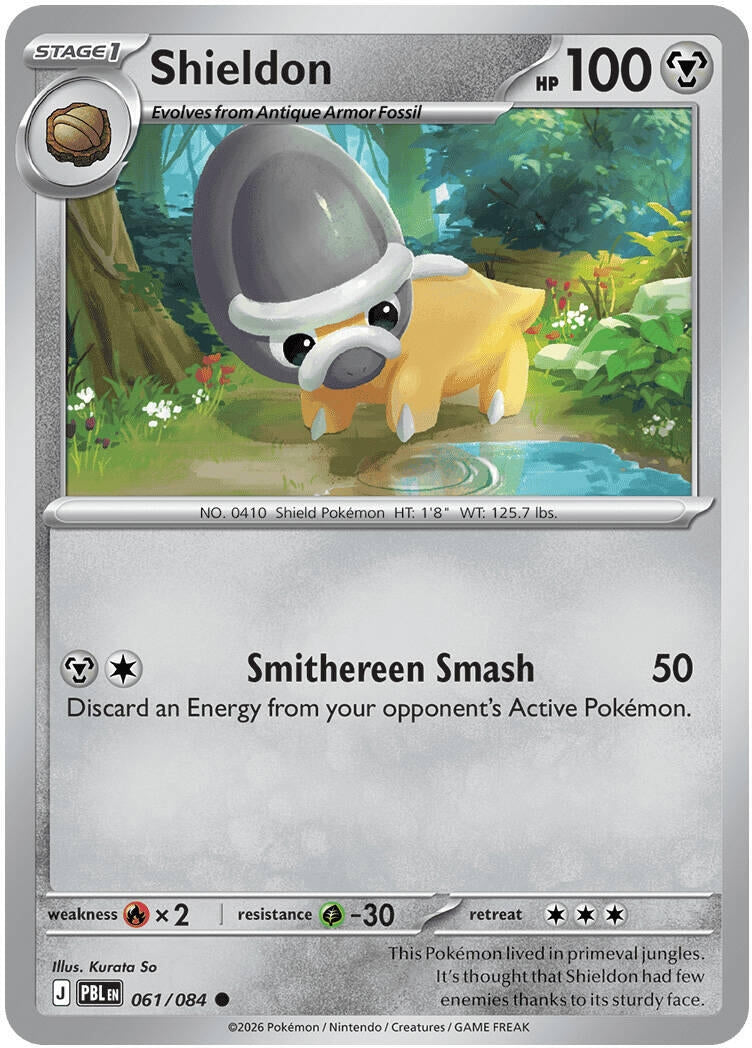 Image for Shieldon (061/084) [ME05: Pitch Black] {ME05} - Pokemon