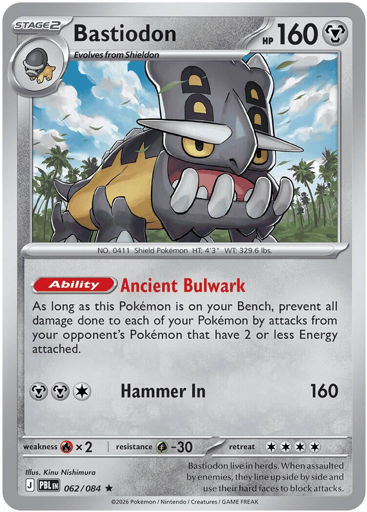 Image for Bastiodon (062/084) [ME05: Pitch Black] {ME05} - Pokemon