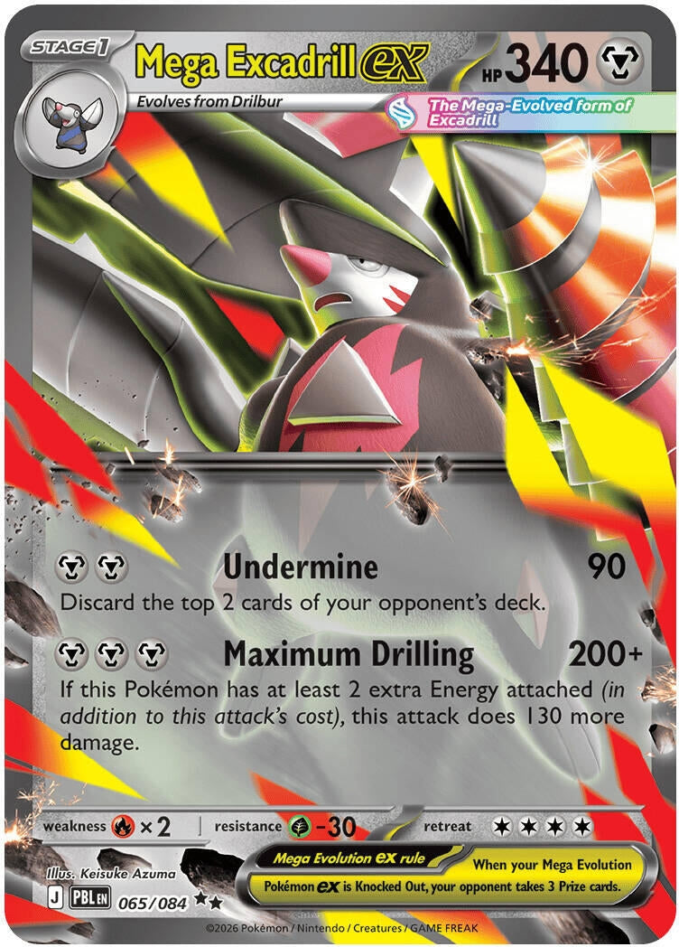 Image for Mega Excadrill ex (065/084) [ME05: Pitch Black] {ME05} - Pokemon