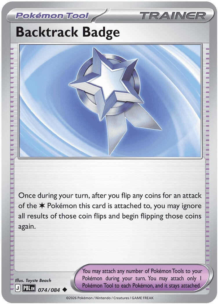 Image for Backtrack Badge (074/084) [ME05: Pitch Black] {ME05} - Pokemon