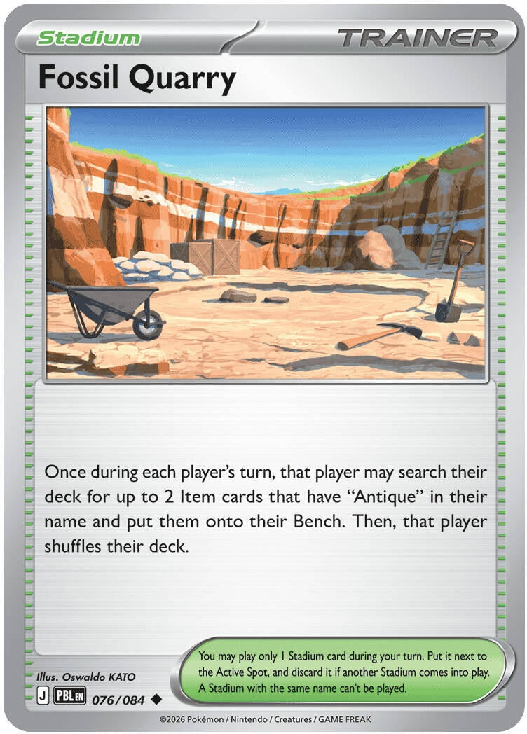 Image for Fossil Quarry (076/084) [ME05: Pitch Black] {ME05} - Pokemon