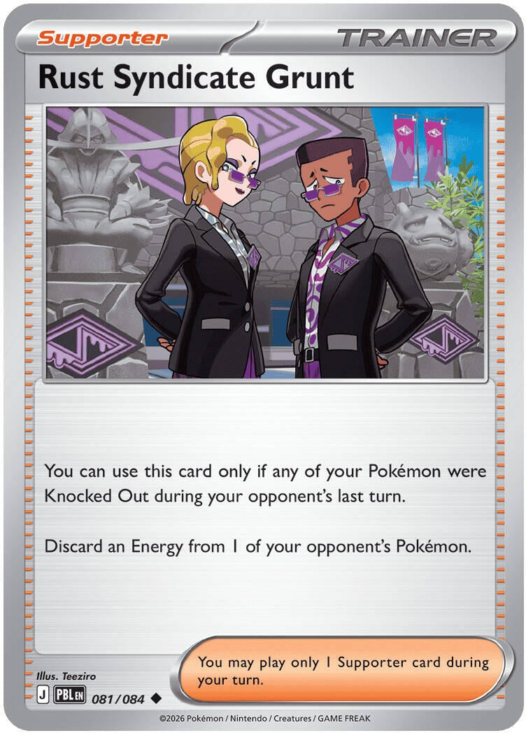 Image for Rust Syndicate Grunt (081/084) [ME05: Pitch Black] {ME05} - Pokemon