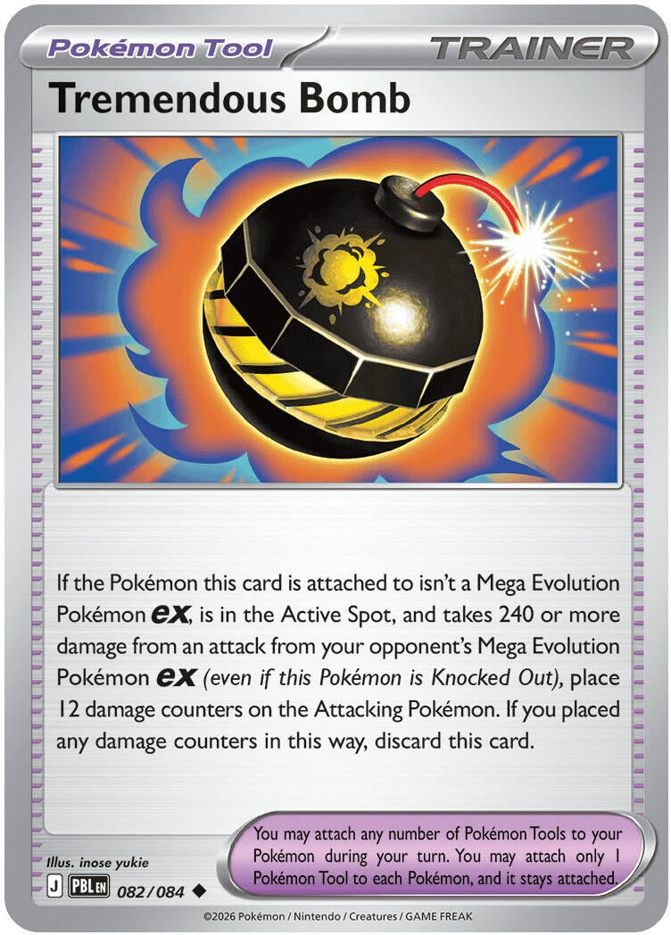 Image for Tremendous Bomb (082/084) [ME05: Pitch Black] {ME05} - Pokemon