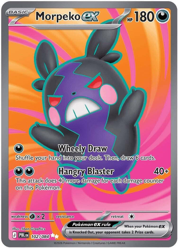 Image for Morpeko ex (102/084) [ME05: Pitch Black] {ME05} - Pokemon