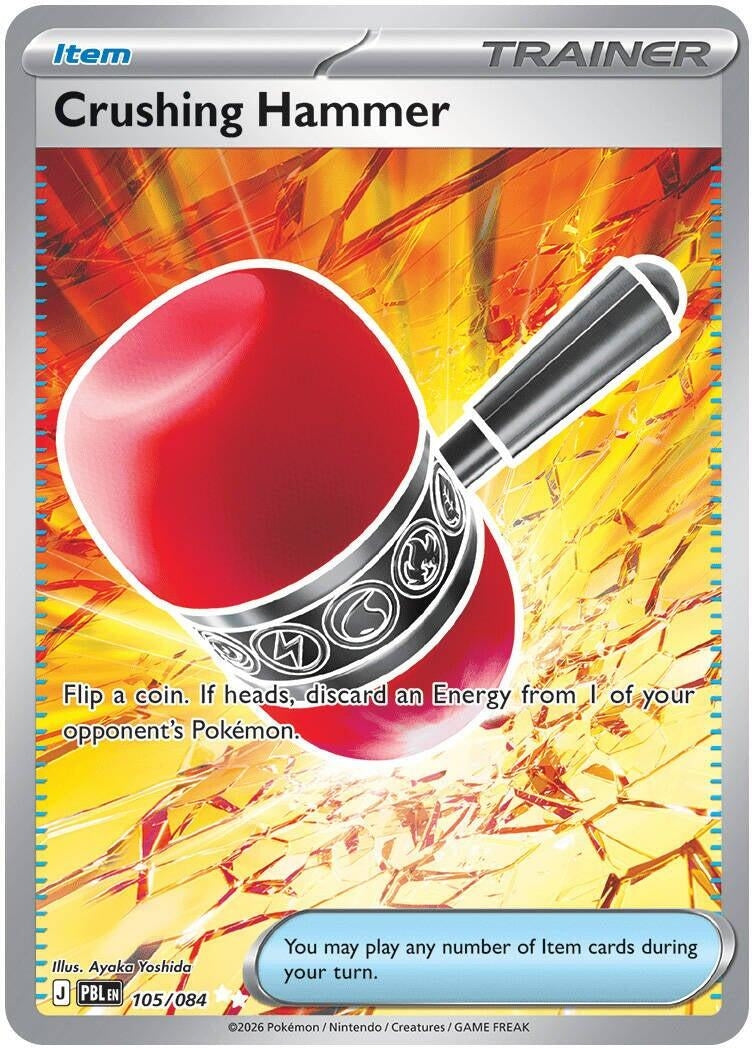 Image for Crushing Hammer (105/084) [ME05: Pitch Black] {ME05} - Pokemon