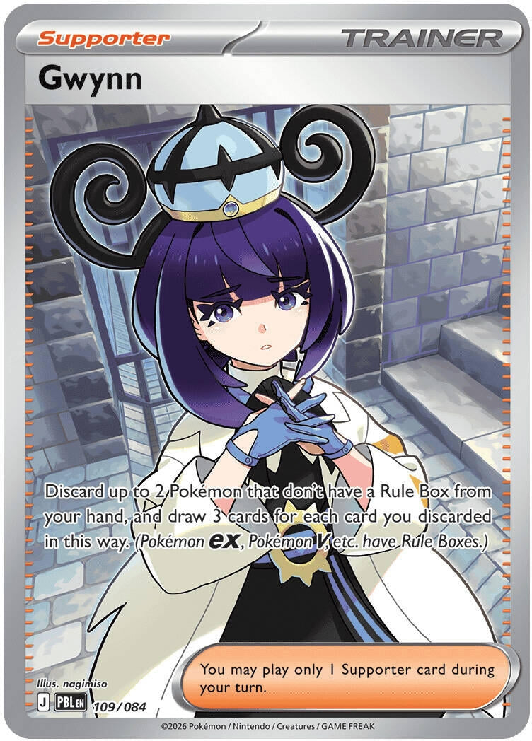 Image for Gwynn (109/084) [ME05: Pitch Black] {ME05} - Pokemon