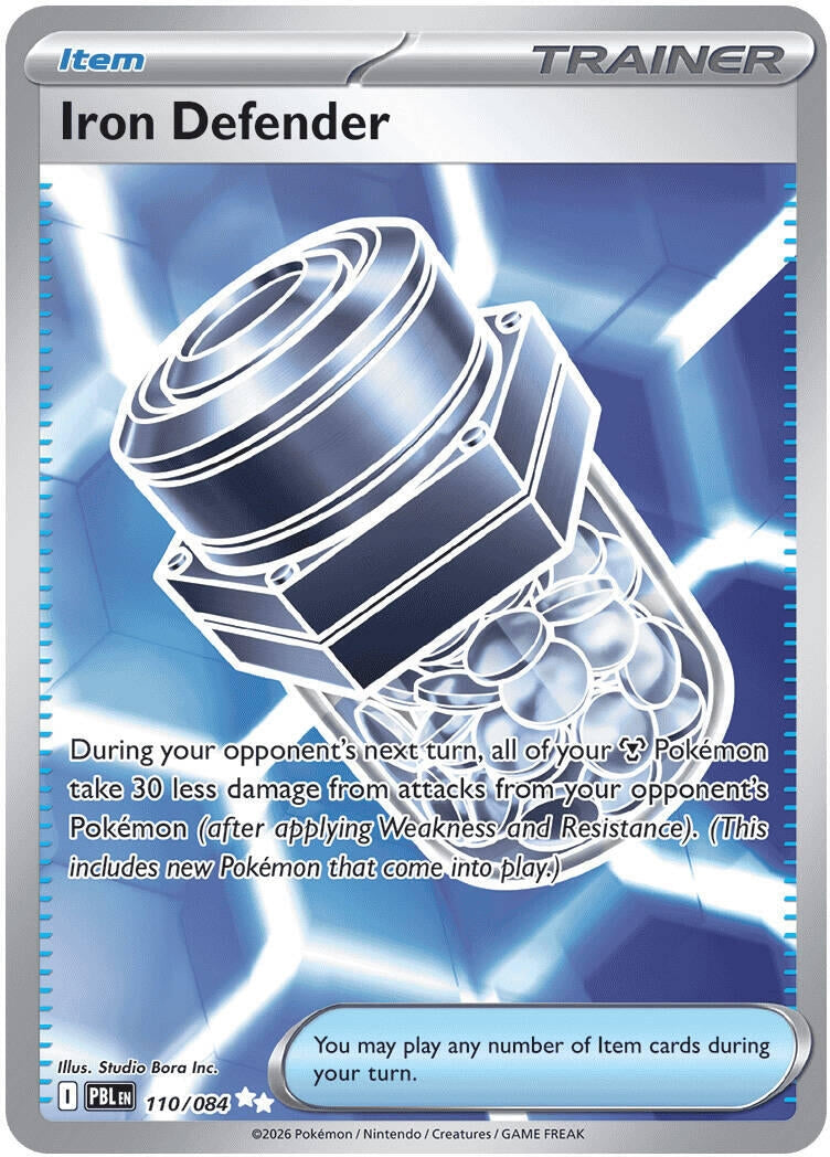 Image for Iron Defender (110/084) [ME05: Pitch Black] {ME05} - Pokemon