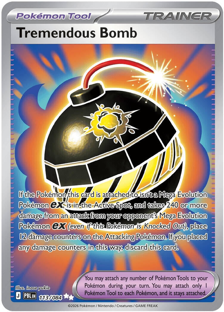 Image for Tremendous Bomb (113/084) [ME05: Pitch Black] {ME05} - Pokemon