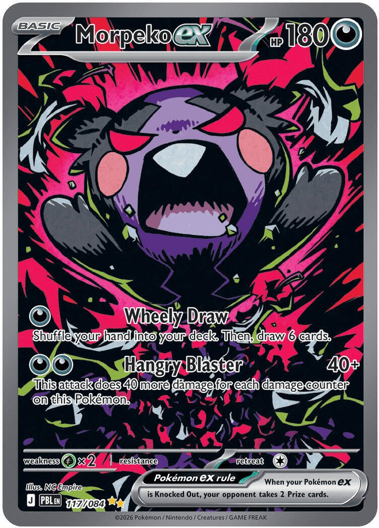 Image for Morpeko ex (117/084) [ME05: Pitch Black] {ME05} - Pokemon