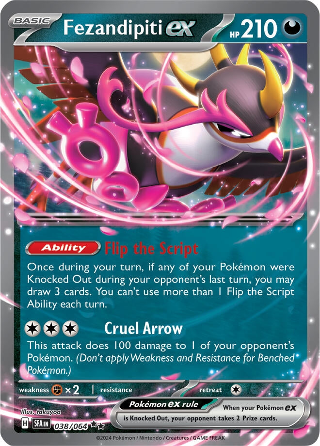 Image for Fezandipiti ex - 038/064 (Starless Holo) (038/064) [Deck Exclusives] - Pokemon