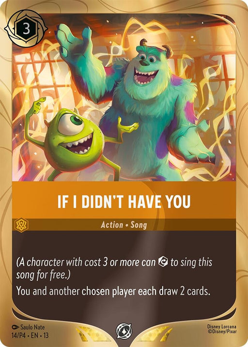 Image for If I Didn't Have You (14) [Disney Lorcana Promo Cards] - Disney Lorcana