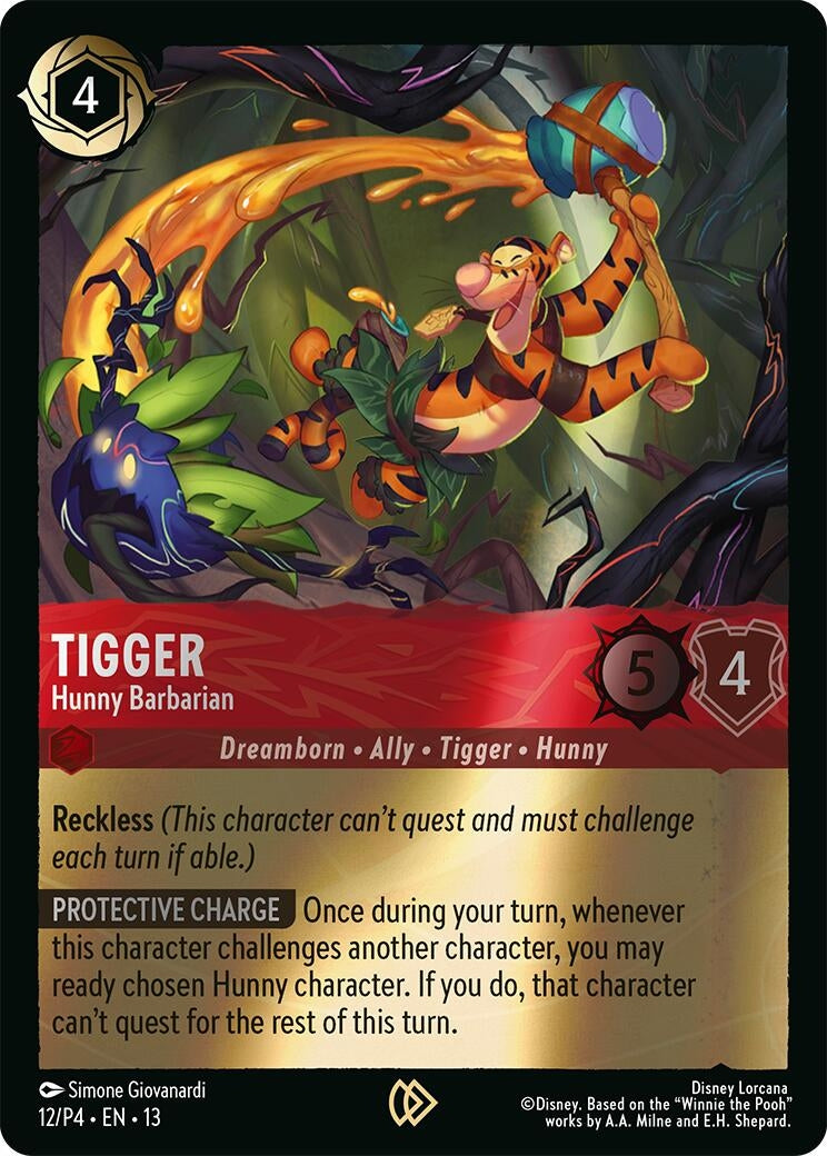 Image for Tigger - Hunny Barbarian (12) [Disney Lorcana Promo Cards] - Disney Lorcana