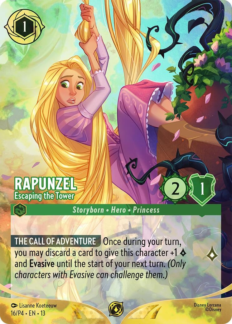 Image for Rapunzel - Escaping the Tower (Store Championship) (16) [Disney Lorcana Promo Cards] - Disney Lorcana