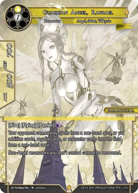 Image for Guardian Angel, Raphael (AVL Pre-Release Party) [Promo Cards] - Force of Will