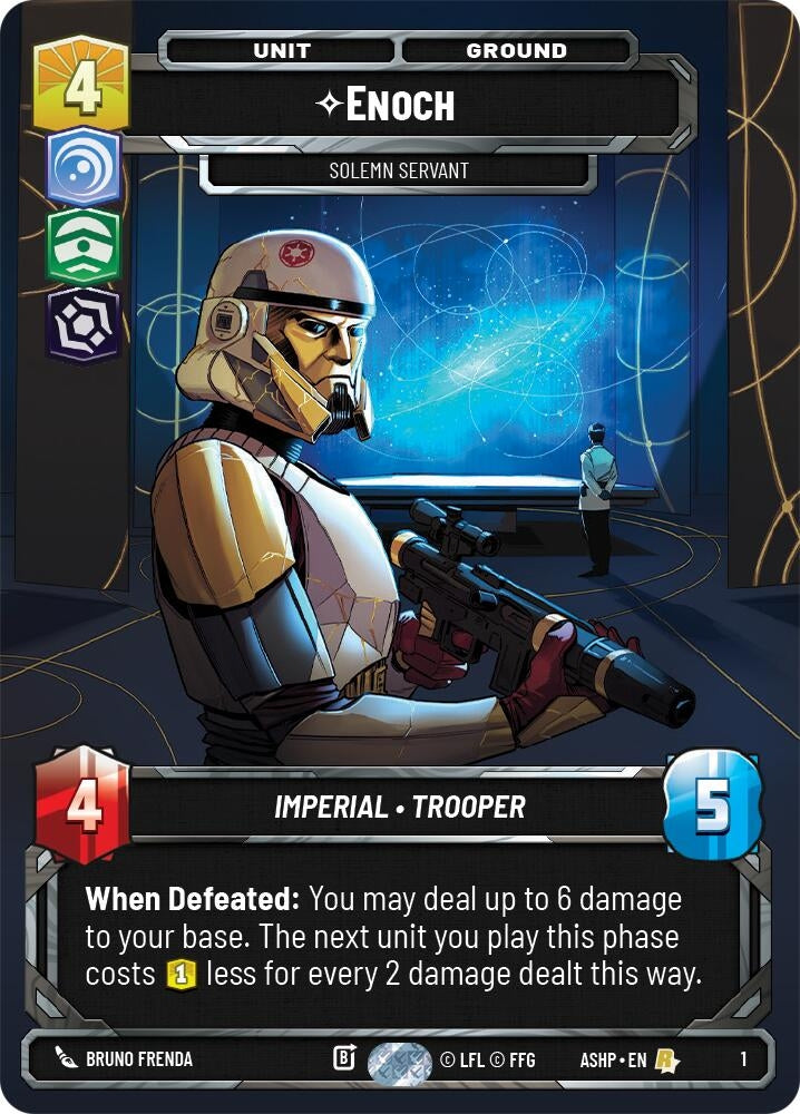 Image for Enoch - Solemn Servant (1) [Ashes of the Empire - Weekly Play Promos] {ASHWPP} - Star Wars: Unlimited