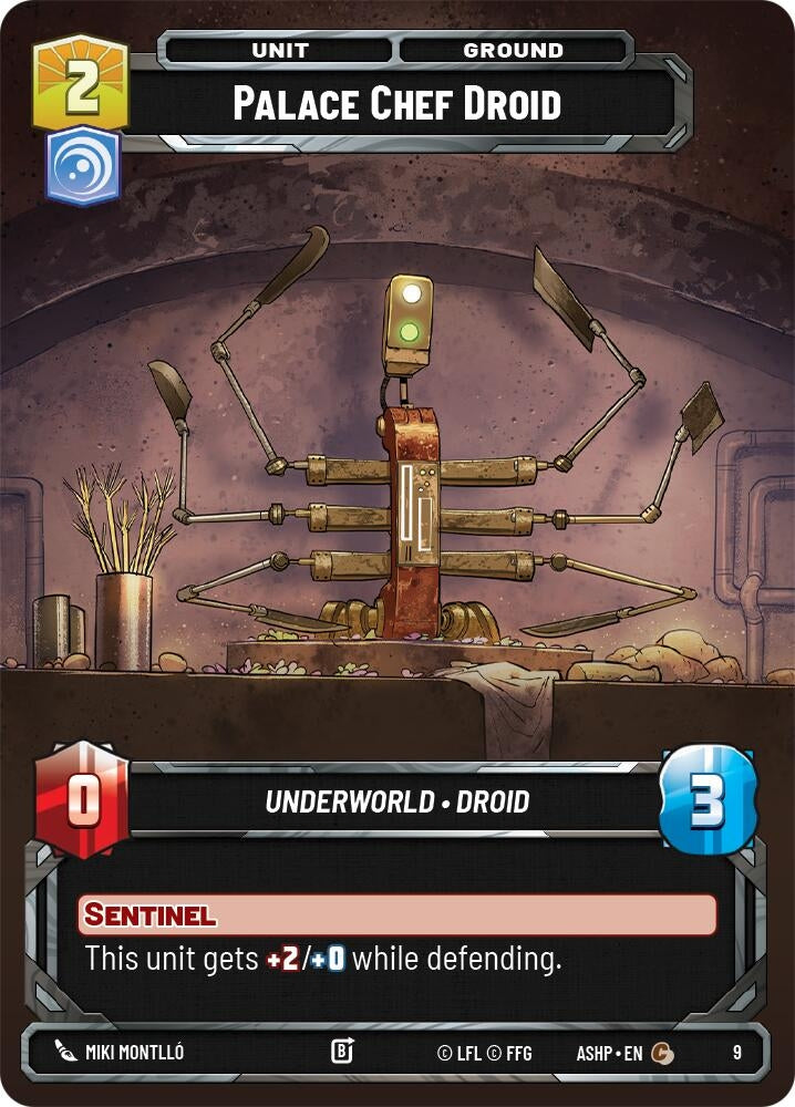 Image for Palace Chef Droid (9) [Ashes of the Empire - Weekly Play Promos] {ASHWPP} - Star Wars: Unlimited