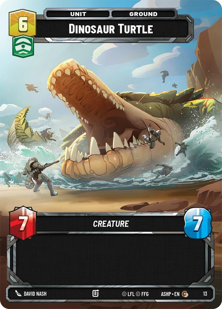 Image for Dinosaur Turtle (13) [Ashes of the Empire - Weekly Play Promos] {ASHWPP} - Star Wars: Unlimited