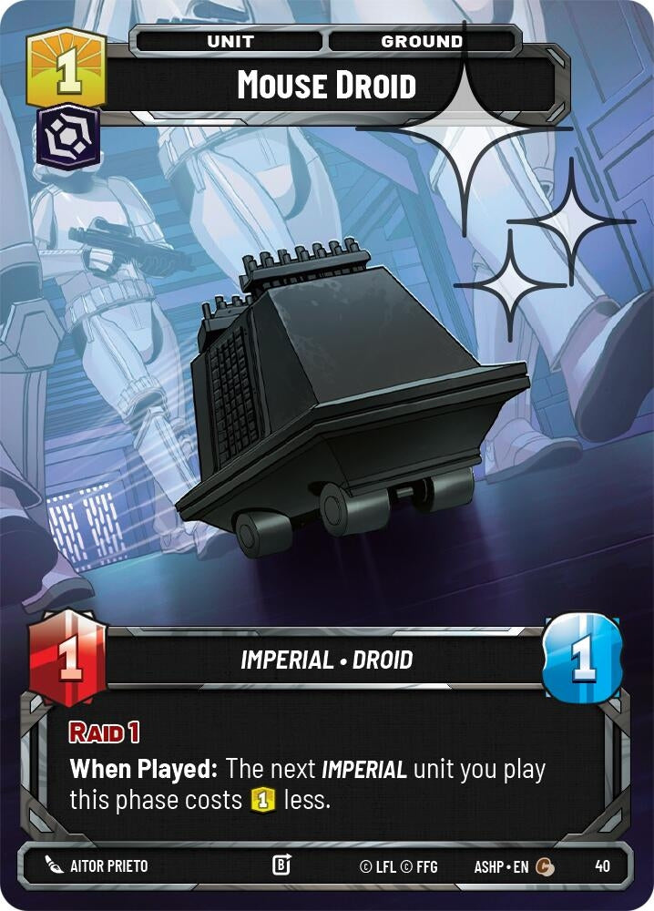Image for Mouse Droid (Foil) (40) [Ashes of the Empire - Weekly Play Promos] {ASHWPP} - Star Wars: Unlimited