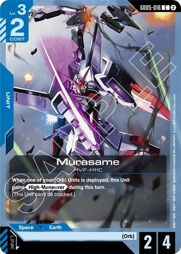 Image for Murasame (GD05-016) [Freedom Ascension] {GD05} - Gundam Card Game