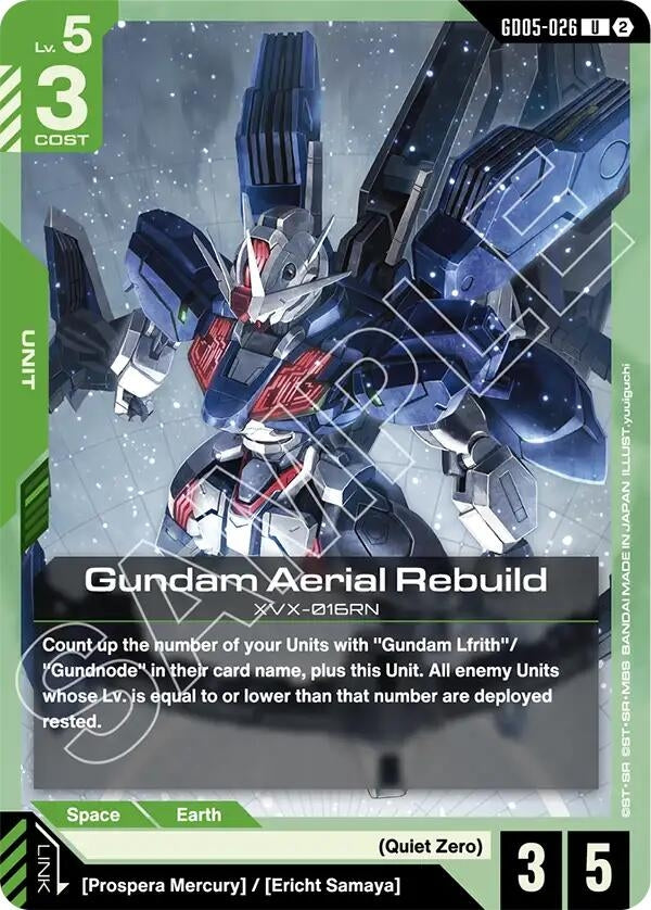Image for Gundam Aerial Rebuild (GD05-026) [Freedom Ascension] {GD05} - Gundam Card Game