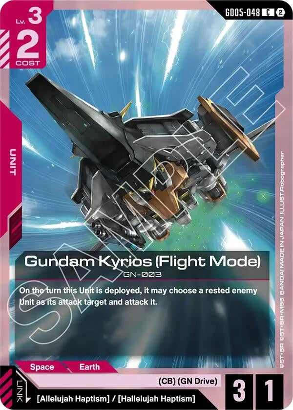 Image for Gundam Kyrios (Flight Mode) (GD05-048) [Freedom Ascension] {GD05} - Gundam Card Game