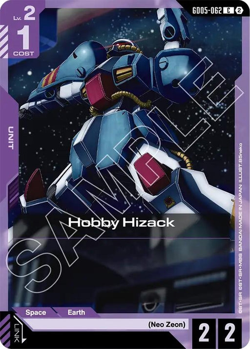 Image for Hobby Hizack (GD05-062) [Freedom Ascension] {GD05} - Gundam Card Game
