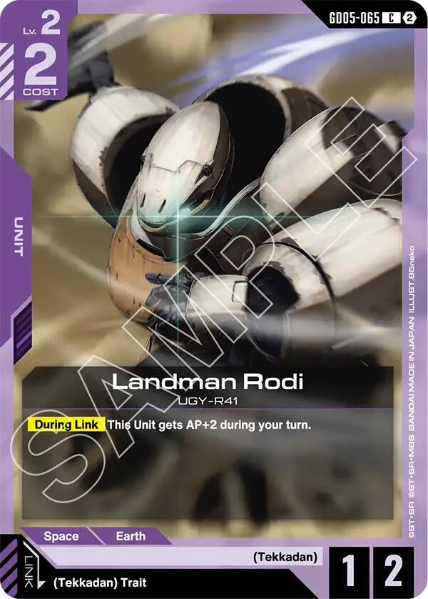 Image for Landman Rodi (GD05-065) [Freedom Ascension] {GD05} - Gundam Card Game