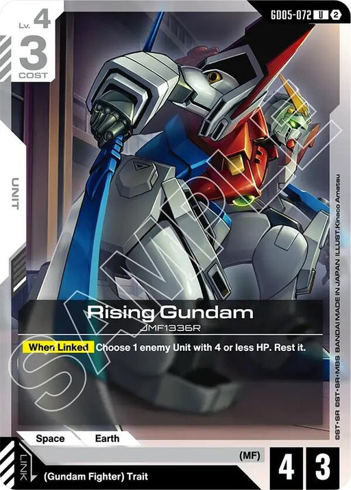 Image for Rising Gundam (GD05-072) [Freedom Ascension] {GD05} - Gundam Card Game