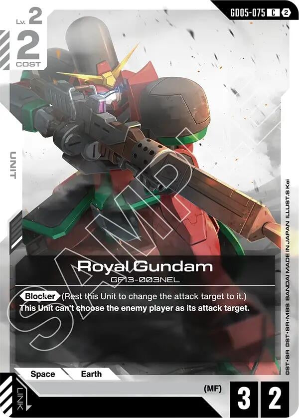 Image for Royal Gundam (GD05-075) [Freedom Ascension] {GD05} - Gundam Card Game